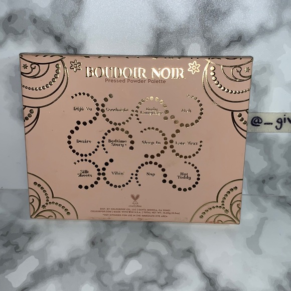 Boudoir Noir COLOURPOP 12-PAN PRESSED POWDER SHADOW PALETTE - Picture 7 of 14